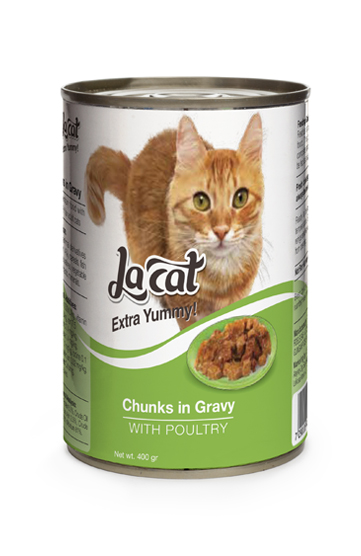 Lacat Chunks in Gravy with Poultry