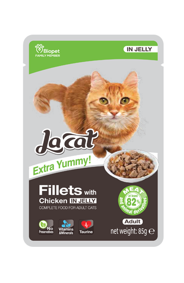 Lacat Fillets with Chicken in Jelly